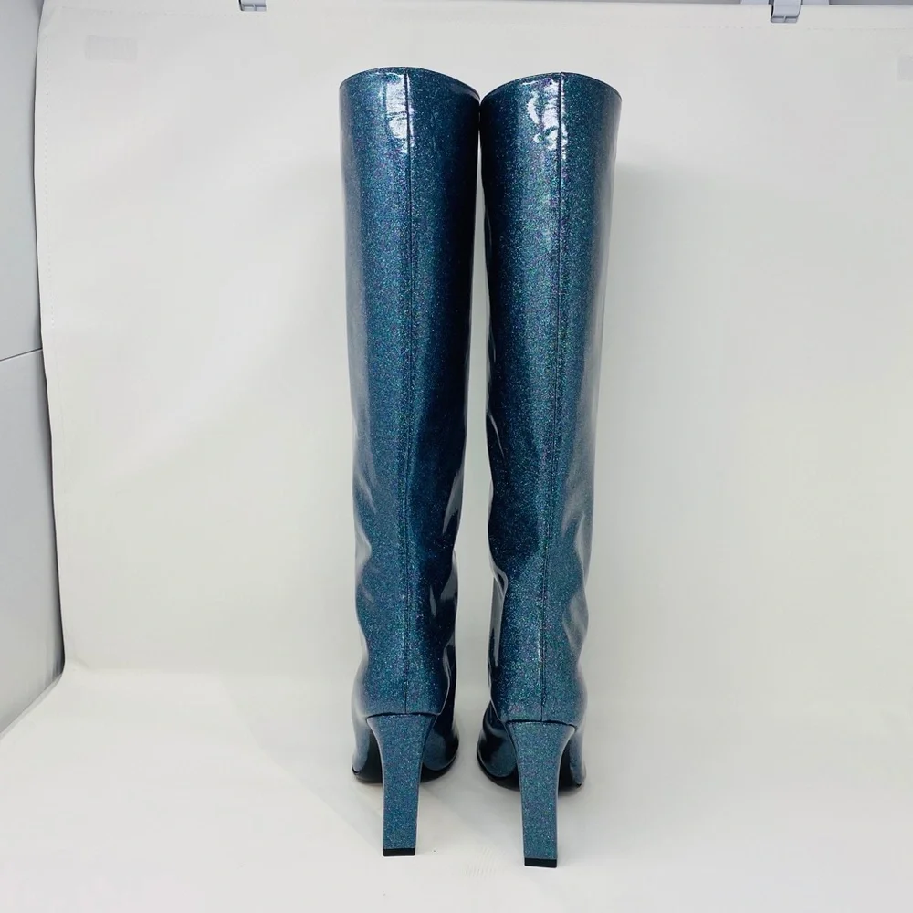 AREA**Glitter Patent Leather Boots**US 6 $880 - Picture 6 of 8